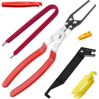 6Pcs/Set Metal Fuse Puller Pliers Non-slip Clamp Fuses Puller Tool Relay Puller Pliers