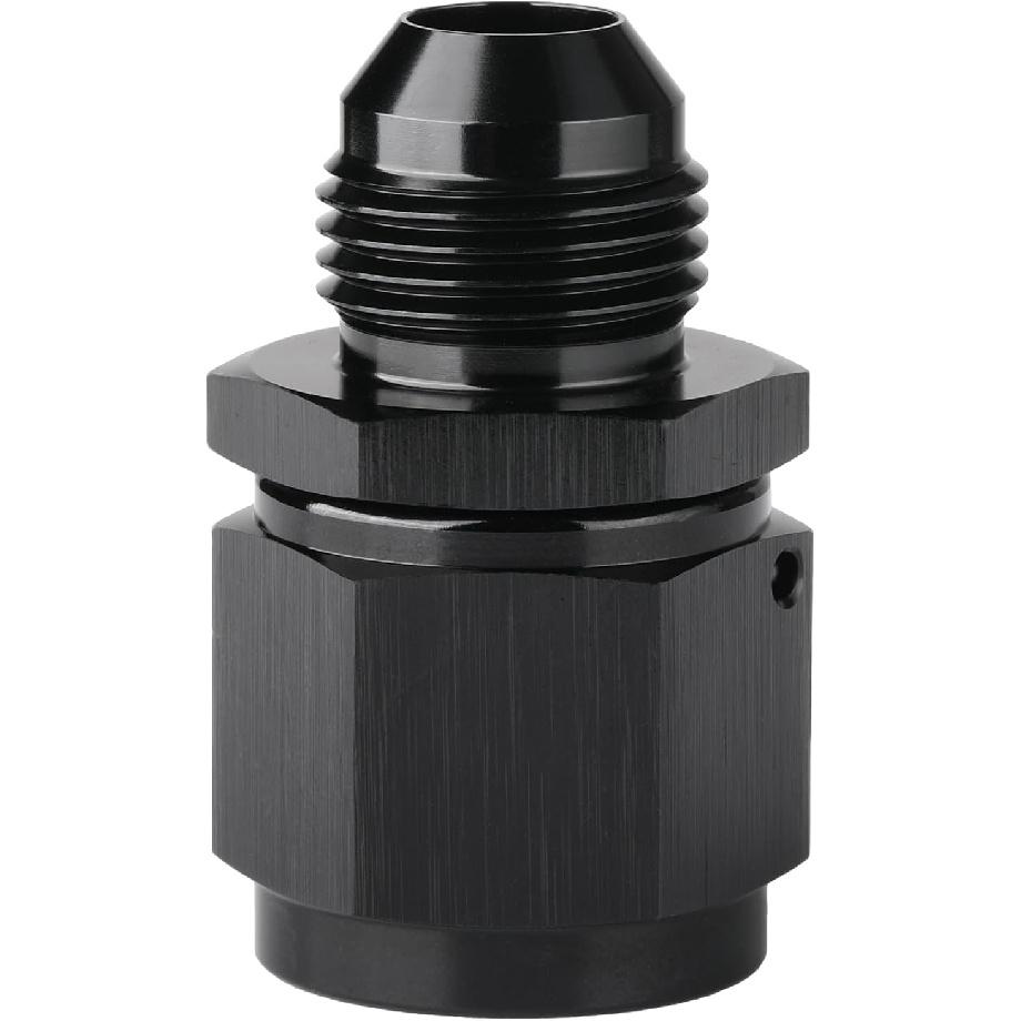 6AN Female Swivel To 8AN Male Flare Expander Fitting Adapter Aluminum Black