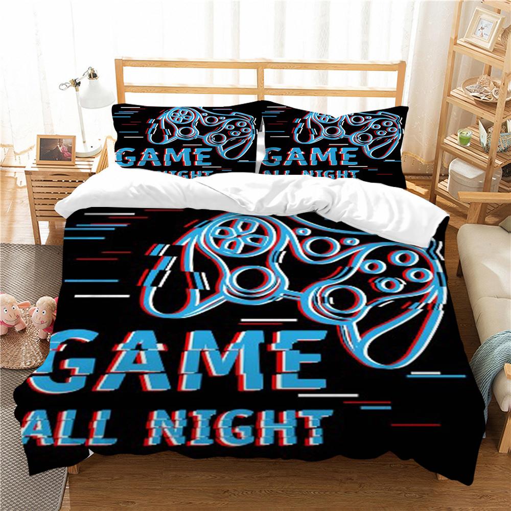 

3D геймпад, комплект постельного белья, мягкое пододеяльник, наволочки, домашнее постельное белье, покрывала, пододеяльник EU Single 135x200cm