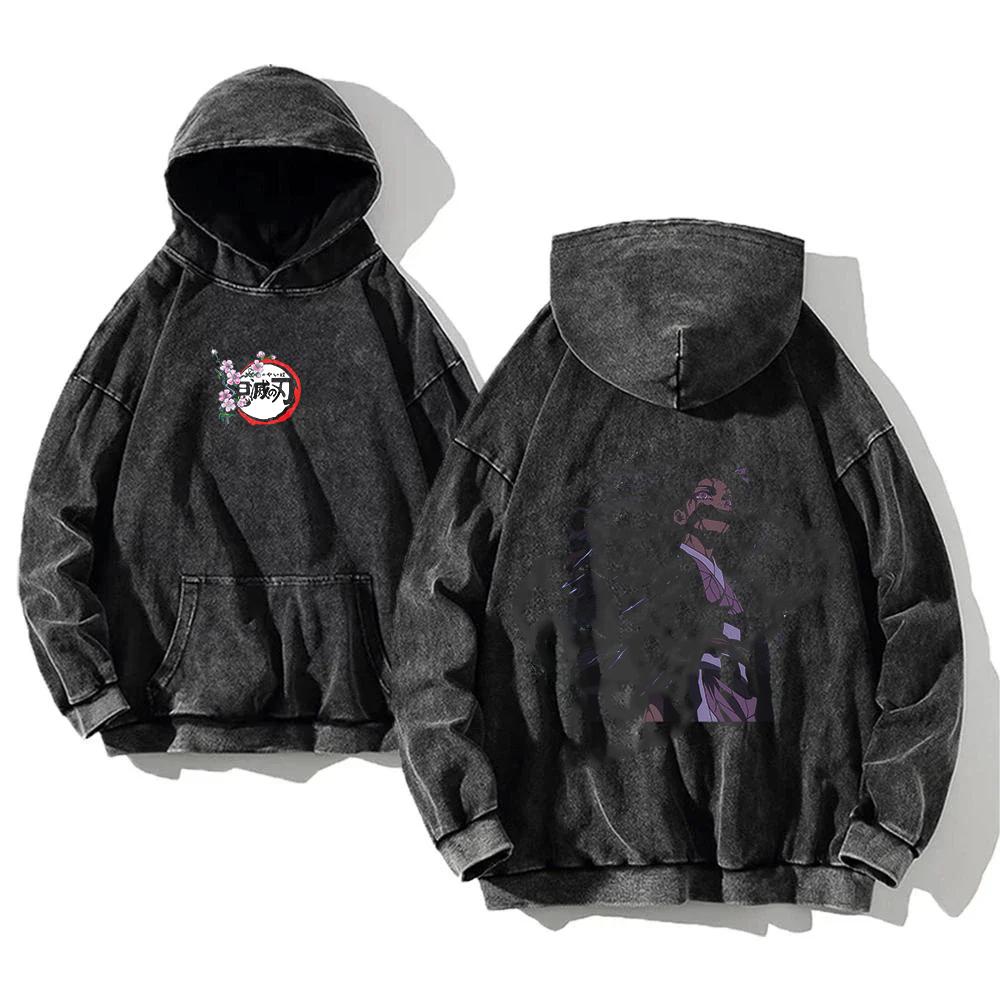 

Камадо Нэдзуко Принт Толстовка с капюшоном Клинок, рассекающий демонов Манга Одежда Мужская Женская Оверсайз Худи Выстиранный Хлопок Свитшот Харадзюку Уличная Одежда XXL чёрный