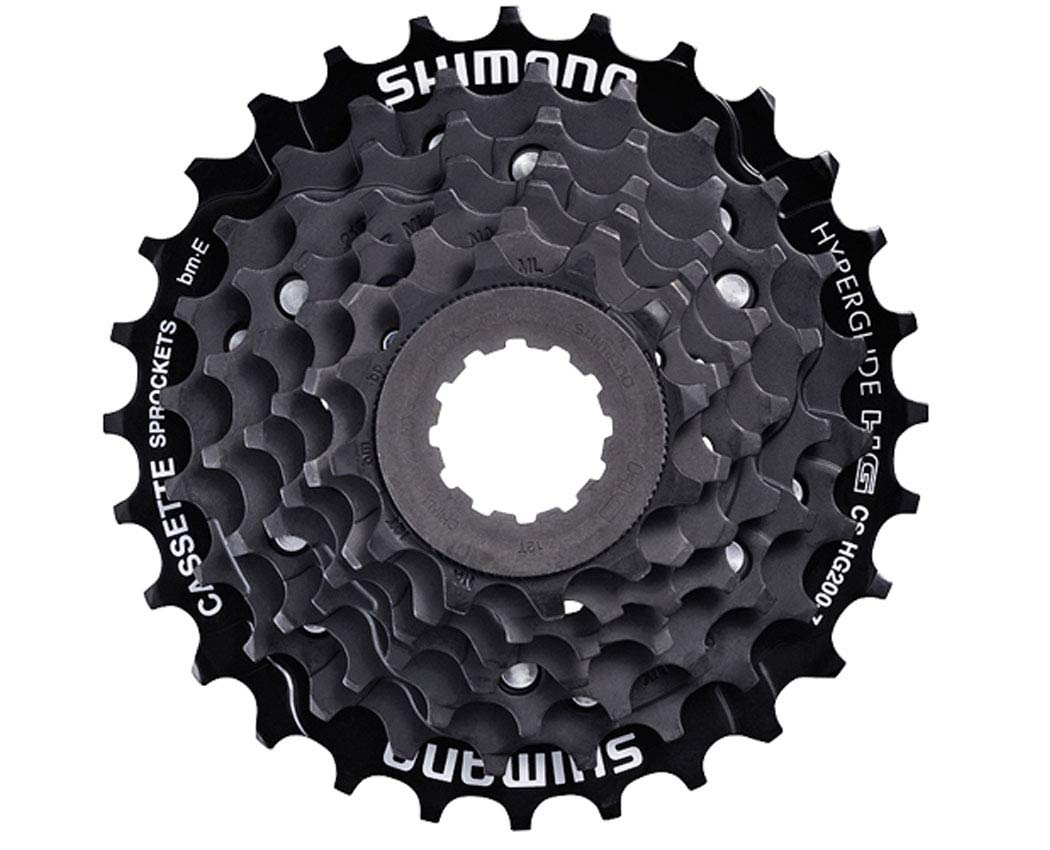 

SHIMANO MTB кассета Звездочка 7S ECSHG2007228T CS-HG200-7 12-28T чёрный