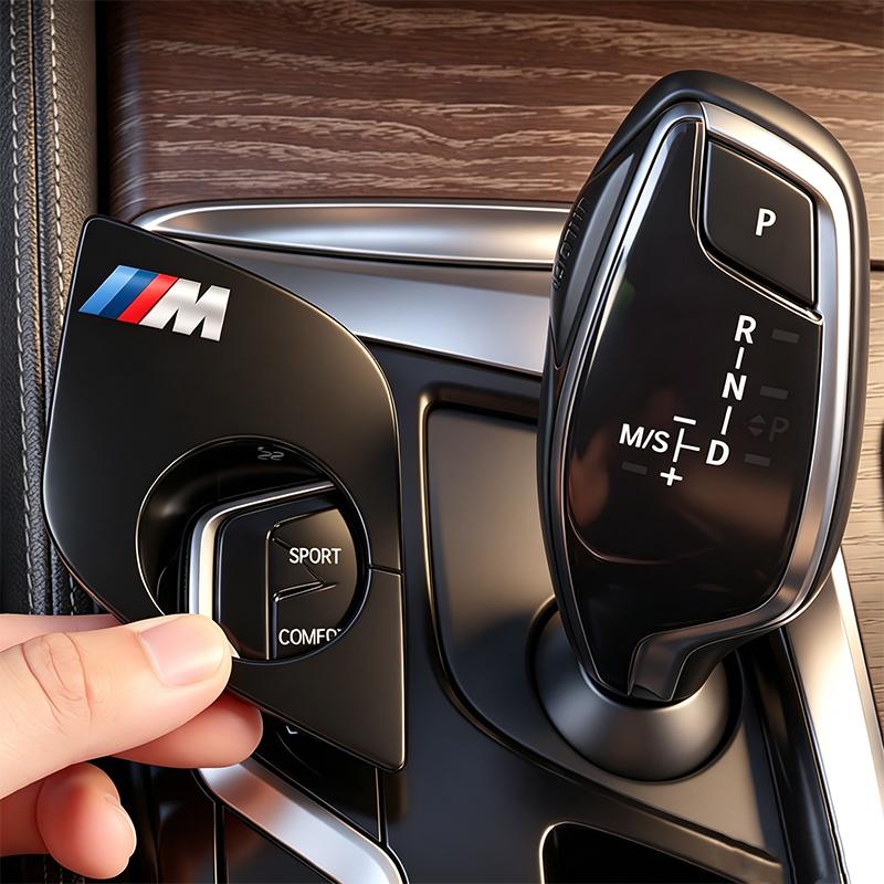 2018-2024 Car Interior Accessories Gear Shift Panel Dustproof Cap Cover Auto Decoration Stickers For BMW 5 6 Series G30 G32 6 GT KF6