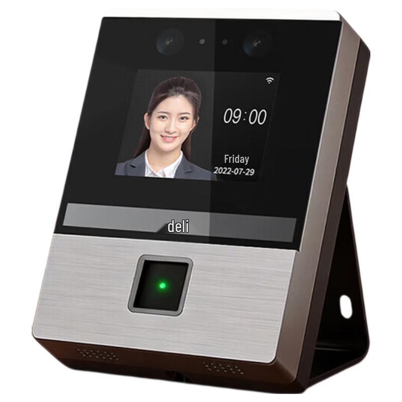

Deli Smart Cloud Face & Fingerprint Time Attendance Machine DL-D3 CN plug (adapter included)
