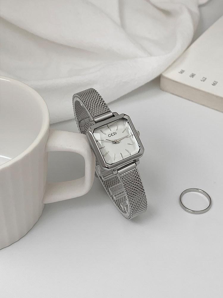 New Women'S Luxury Watch, Simple And Elegant Square Dial, Perfect Gift For Women, Creative And Stylish Ladies' Wristwatch.