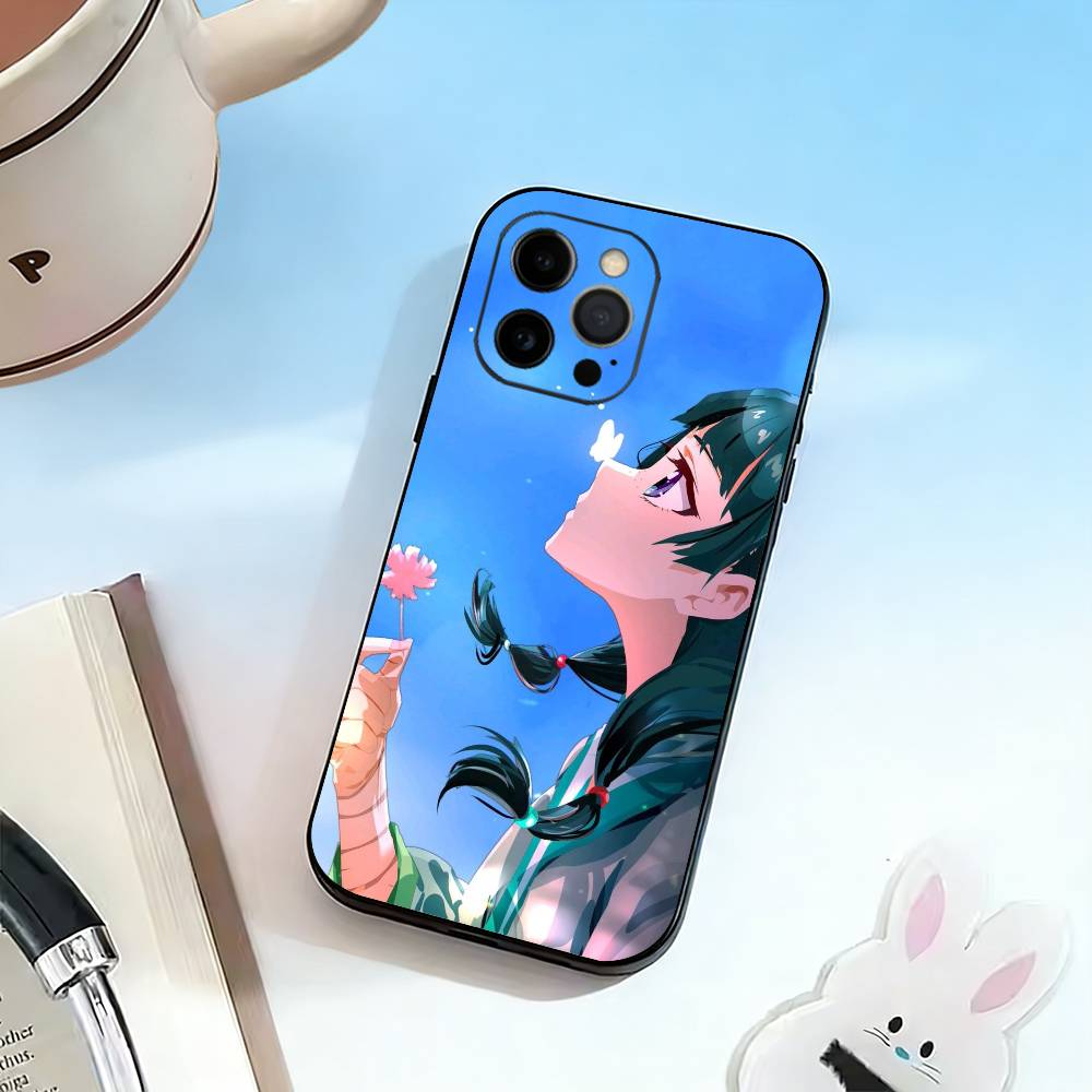 

MM-Maomao Phone Case For iPhone 17, 16,15,14,13,12,11 Plus,Pro Max, Others Soft Black Cover iPhone12PRO