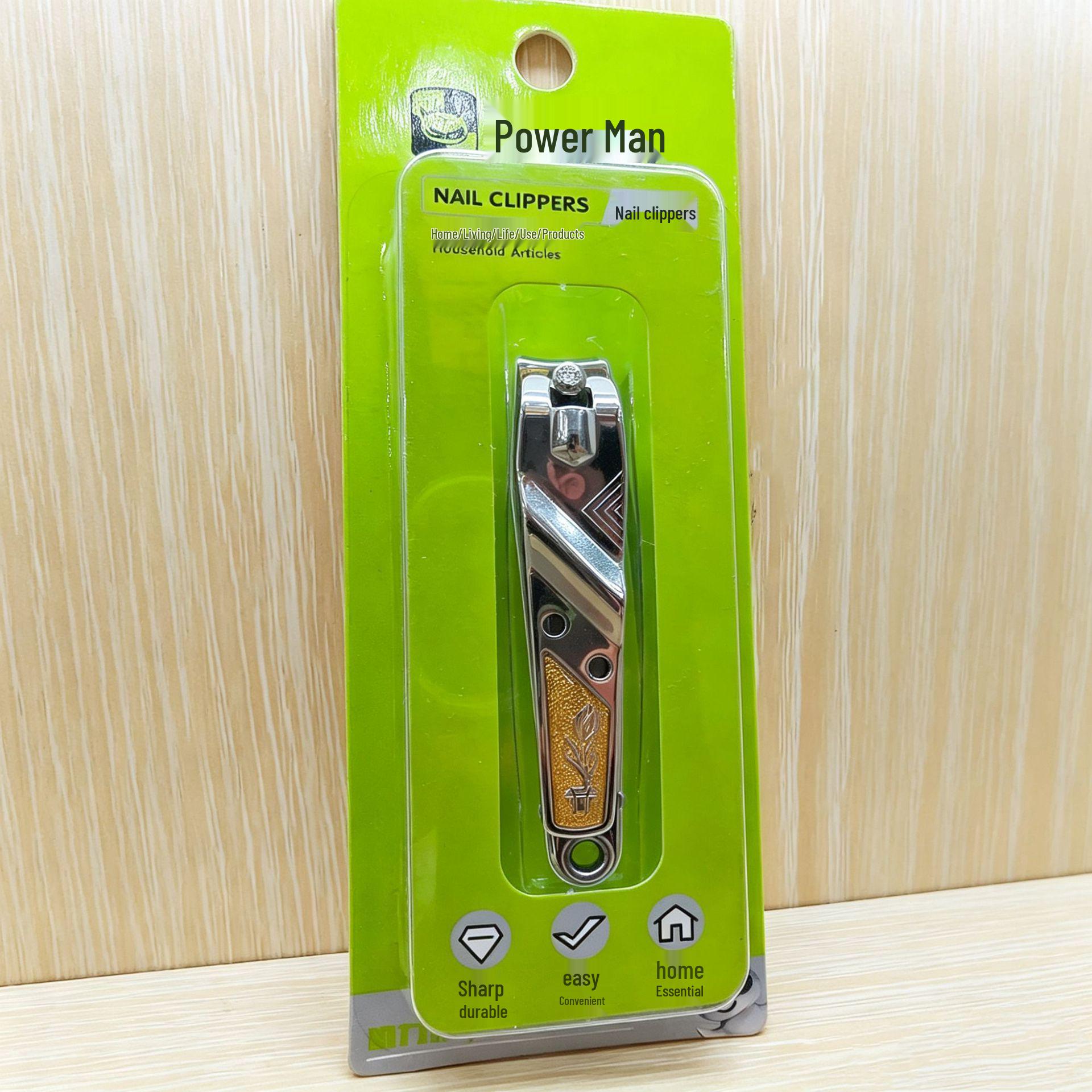 Large Straight Jaw Nail Clippers - Single Pack with Nail Scissors and Pliers - Personal Care Nail Art Tools