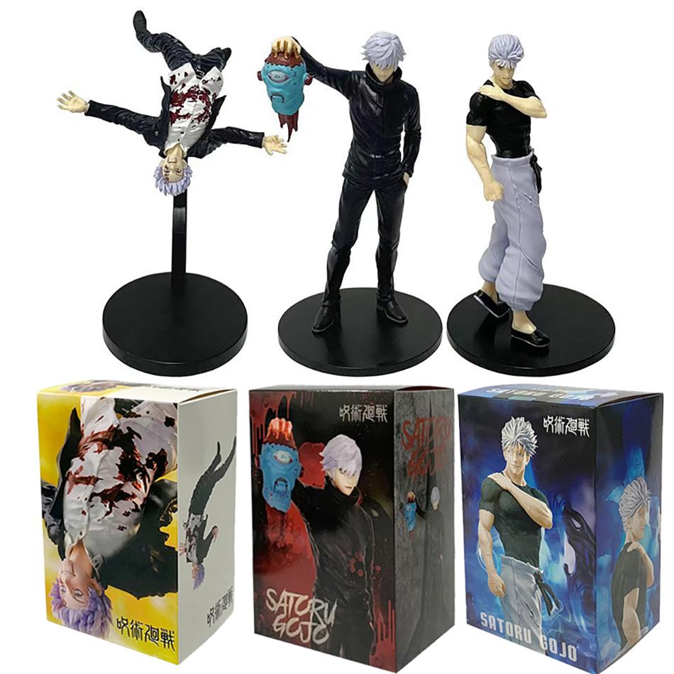 19CM Anime Jujutsu Kaisen Figure Season Satoru Gojo Awakening Flying Model Toy Collection Action Toys Doll Gifts PVC 2 Poseable Articulated Scale