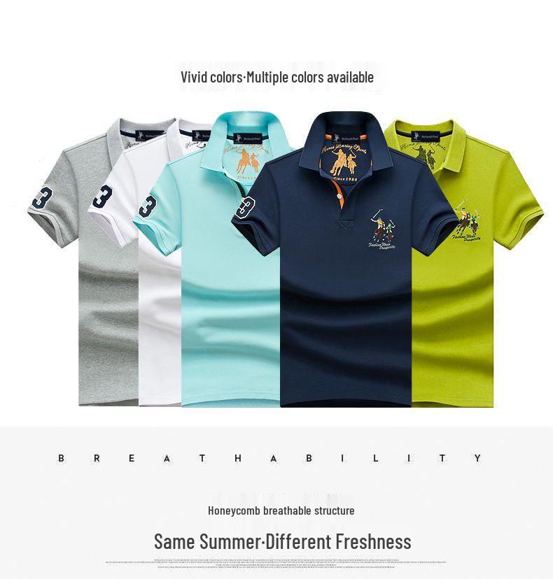 Premium Herren Original Paul Poloshirt - Kurzarm, Sommerrevers, 100% Baumwolle, Übergröße verfügbar