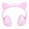 Bluetooth-Headset mit Katzenohren, HiFi-Stereo, integriertes Mikrofon, unterstützt Speicherkarte, Line-in-Kopfhörer