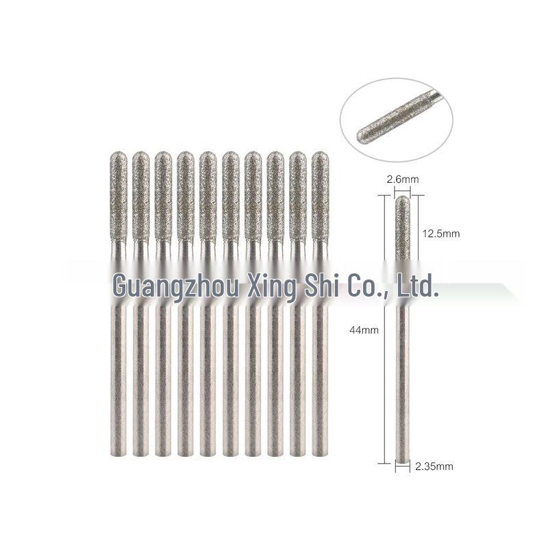 10-Piece Nail Art Diamond Drill Bits for Pre-Treatment and Grinding Dead Skin & Calluses