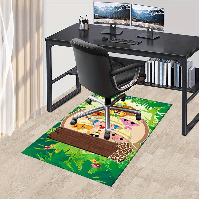 1pc Jungle Adventure,Safari Friends,Plim Plim Office Carpet Soft Polyester Non slip Machine Washable