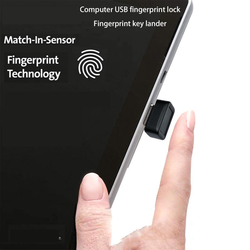 Modul Cititor Amprentă USB Mini Portabil Cheie de Securitate pentru Laptop PC Recunoaștere Amprentă Parolă Deblocare