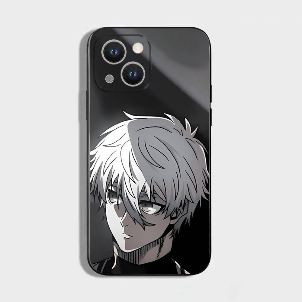 Blue Lock Anime Phone Case For iPhone 17,16,15,14,13,12,11 Plus,Pro Max,XS,X,XR,SE,Mini,8,7,Soft Silicone Black Cover