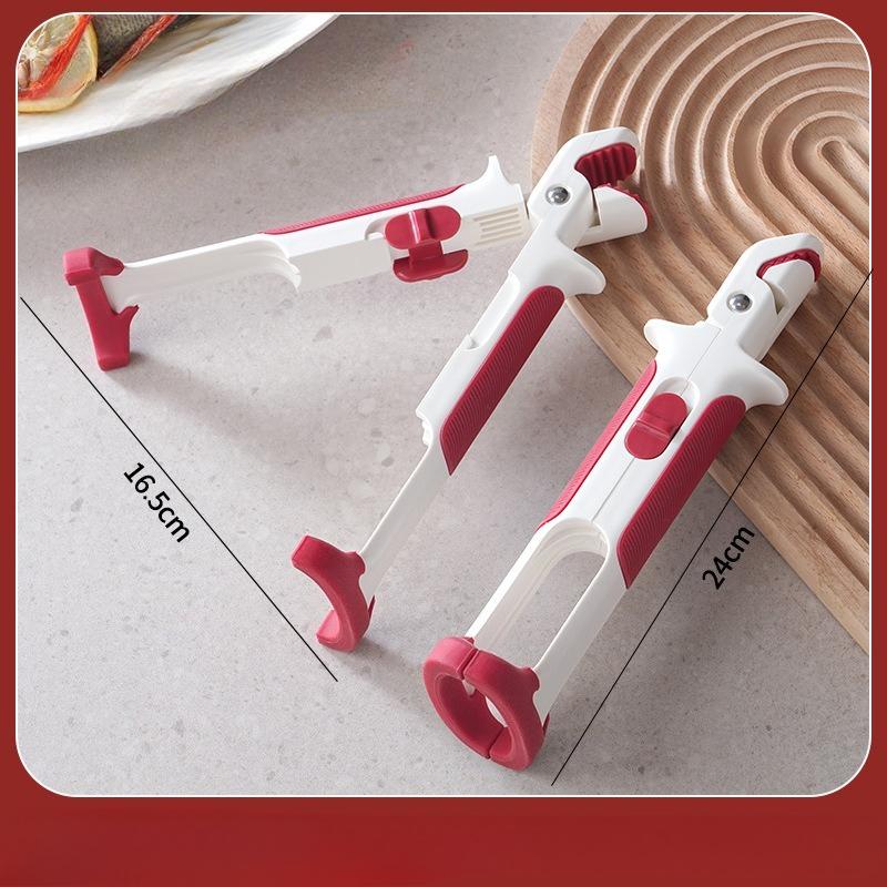 2 in 1 Anti Scald Bowl Holder Clip Silicone Clamp Anti-hot Clip Lifter Kitchen Oven Dish Lifter Clips Accessories Tools