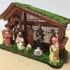 European Christmas Nativity Large Wooden Cottage Ornament Set For Table Centerpiece And Mantel Holiday Gift