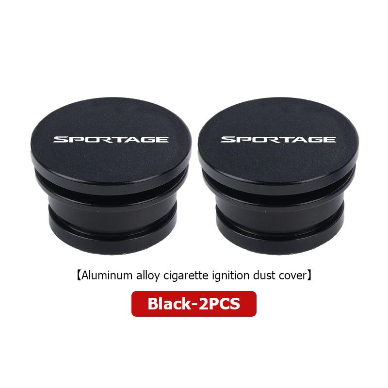 2pcs Car Cigarette Lighter Dust Cover Auto Accessories For KIA Sportage Ceed Sorento Niro Cadenza Proceed Sephia