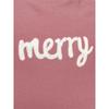 Autumn and winter new letter loose Christmas round neck pullover sweater comfortable pullover knitted sweater