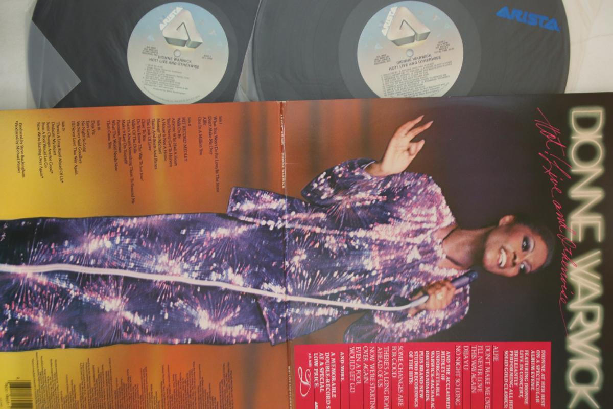 

LP Record DIONNE WARWICK - Hot Live And Otherwise A2L8605 ARISTA 1981 US Soul/Funk Used