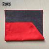 2-pack Double-sided Car Cleaning Cloths 30×30cm for Car Interiors and Home Use. Soft and Absorbent, Multifunctional Car Cleaning Cloth.