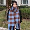 New Mohair Maillard Scarf Autumn and Winter Korean Premium Versatile Imitation Cashmere Warm Shawl