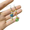 Pearl Glaze Floral DIY Jewelry Set: Earrings, Necklace & Bracelet