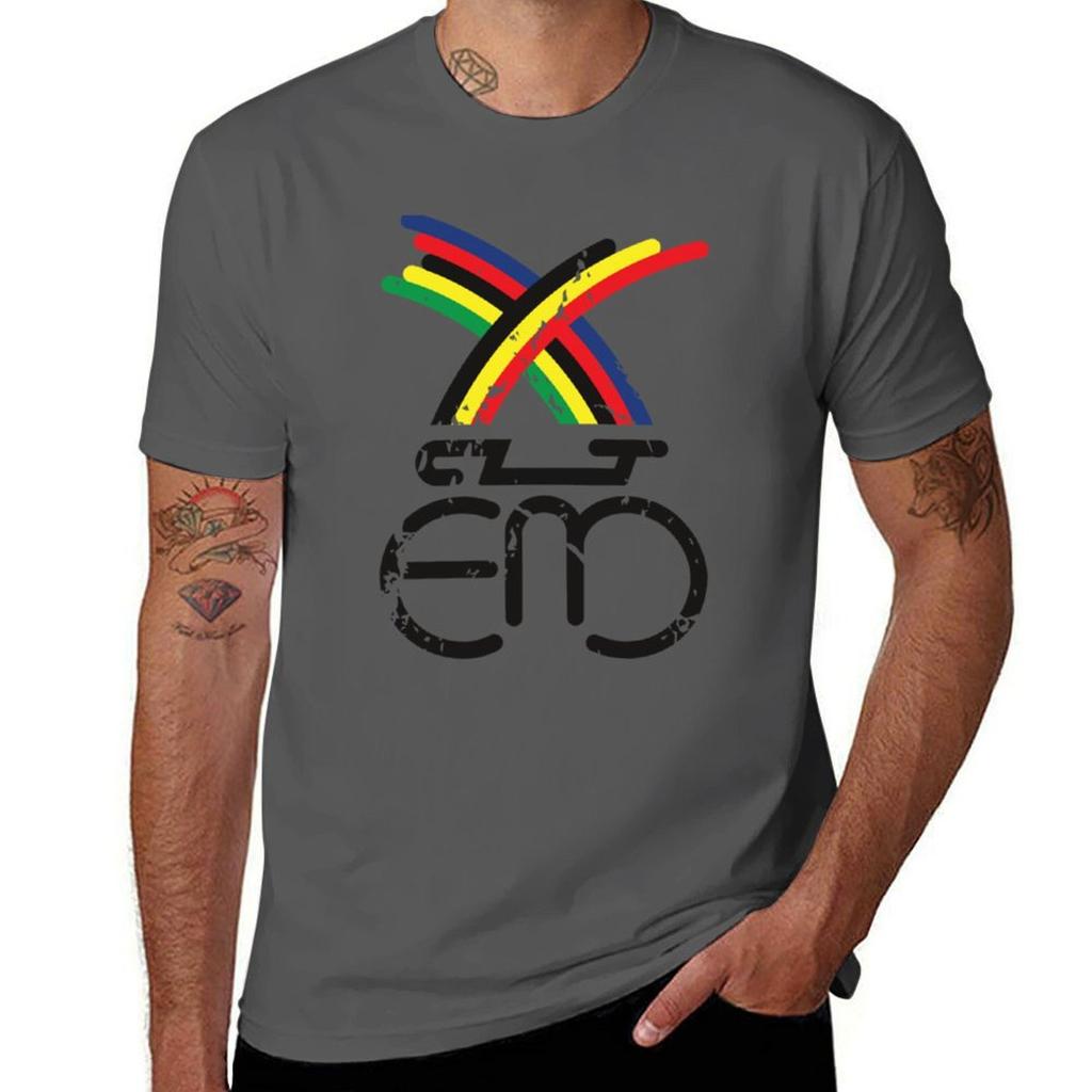 Eddy Merckx Distressed T-Shirt Funnys Hippie Clothes Mens Workout Shirts