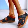 Sandalen Damenschuhe Plateau Schuhe mit offener Zehenpartie für Damen Keile Gladiator Damen Sandalen Schnalle Plateau Sandalen Chaussures Femme