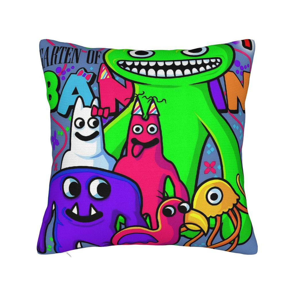 Garten of Banban Funny Games Pillow Covers Accessories Printed Cushion Cover Gift  Throw Pillow Case Cover Sofa Multiple Sizes