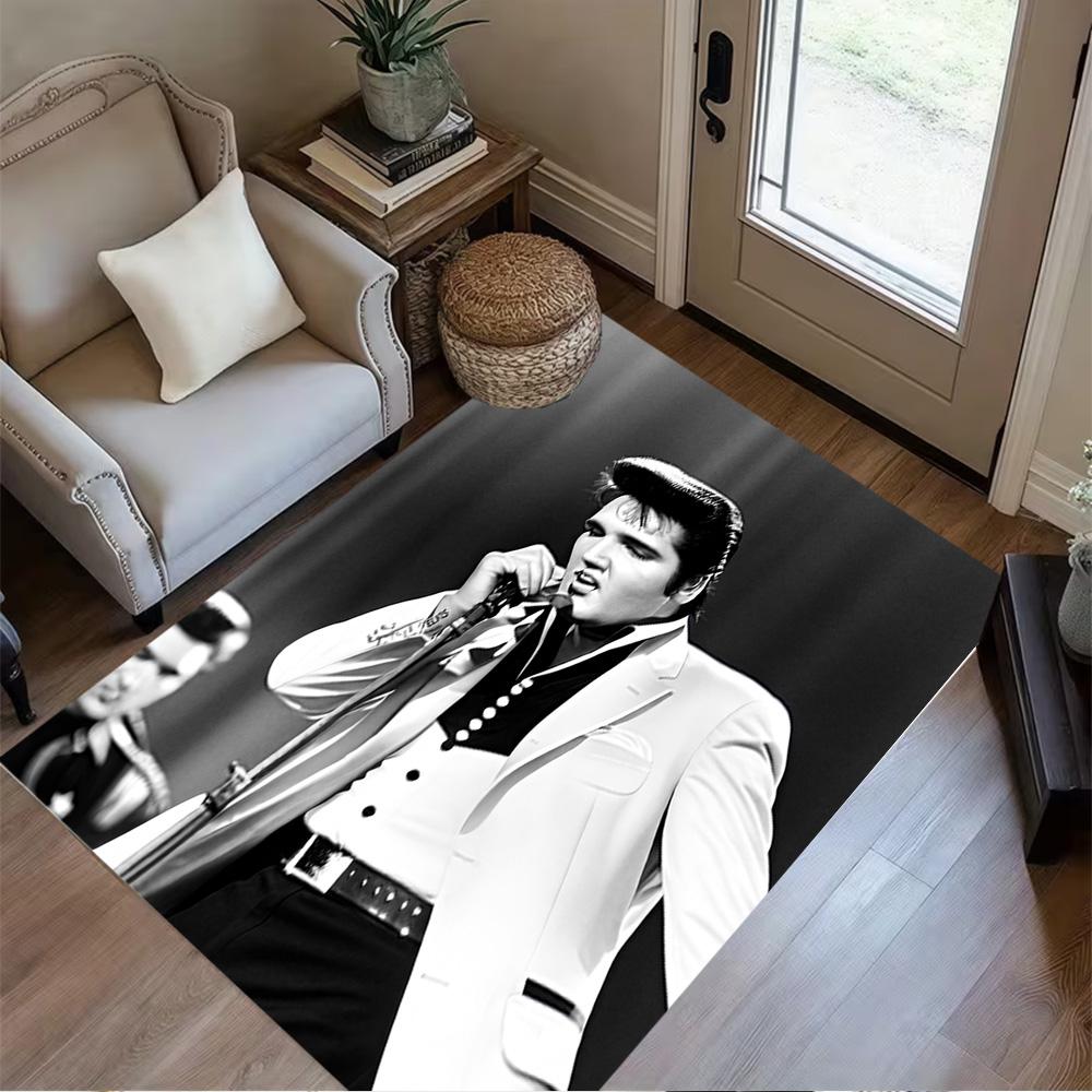 Elvis Presley Performance Carpet Perfect for Kitchen Bedrooms Hallway Living Rooms Antislip Carpet Office home decor