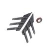 Plastic Rear Window Spoiler Splitter For Sedans SUVs Adhesive Mounting Optimizes Airflows And Adds Styling To Vehicle