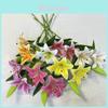 3D Lilien-Simulationsblume Brautstrauß Mit Elegantem Aussehen Für Hochzeit Und Fotografie