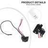 Children Electric Vehicle Charger Socket 6V,12V,24V,Pre-installed 17Amp Fuse On The Harness Round Charging Port Socket With Wire