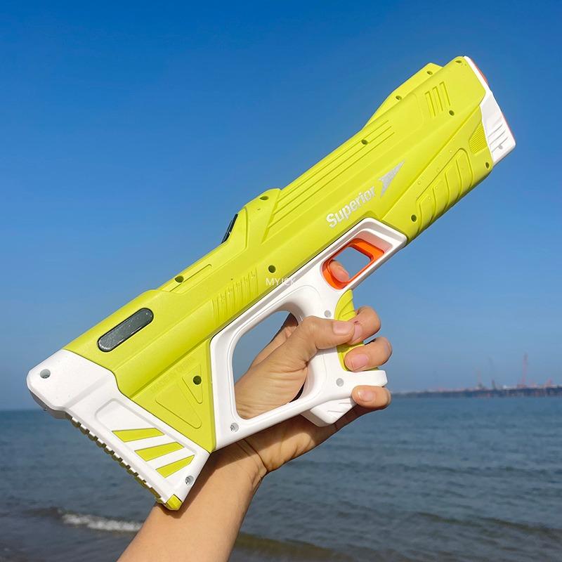 Automatisch Water Hoge Druk Elektrisch Waterpistool Speelgoed Voor Kinderen Zomer Buiten Zwembad Vechtspellen Kinderen Waterspeelgoed Cadeau