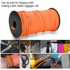 100m 9 Strands 4mm Heavy Duty Parachute Cord Lanyard String Cloth Line Camp Rope (Orange)