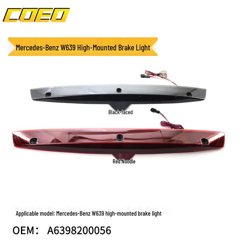 High-Mounted LED Brake Light for Mercedes-Benz W639: Anti-Collision, Anti-Glare, Super Bright (A6398200056)