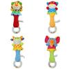 Babyfans Plush Animal Shaker With Colorful Beads Perfect For Sensory Development, Hand-eye Coordination, And Interactive Play