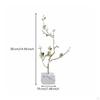 Artistic Metal Blossom Sculpture Chinese Ornament Modern Gilded Branch
