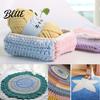 Hand-knit Woven Thread Yarn DIY Crochet Blanket Braided Thick Basket Cloth Fancy