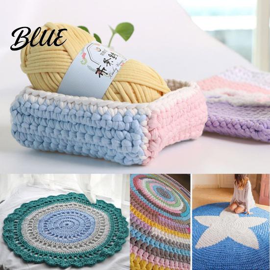 Hand-knit Woven Thread Yarn DIY Crochet Blanket Braided Thick Basket Cloth Fancy