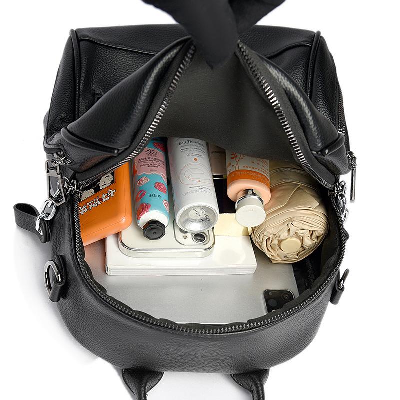 Schoolbag Manufacturers Wholesale New Korean Version of Casual Fashion Women's Backpack Going Out for Leisure Travel Large-capacity Commuter Backpack