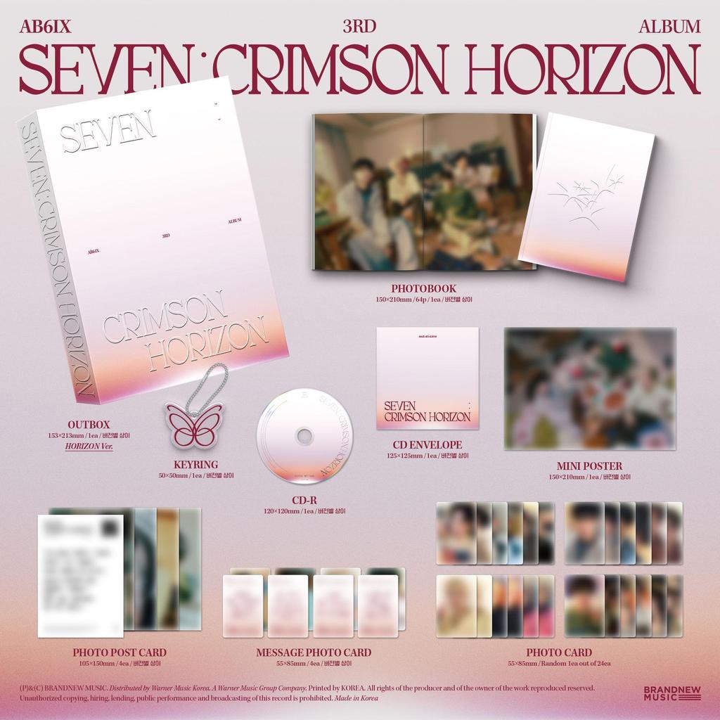 [Pre-order] AB6IX 3rd Album - [SEVEN : CRIMSON HORIZON]