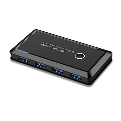 USB KVM-Switch 4 Geräte USB-Switch für Windows10 PC USB 2.0 Switcher KVM-Switch Tastatur Maus Drucker Teilen Dropshipping