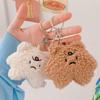 Keychain Toy Doll Ins Bear Car Key Ring Plush Keychain Plush Doll Frustrated Bear Plush Keyring