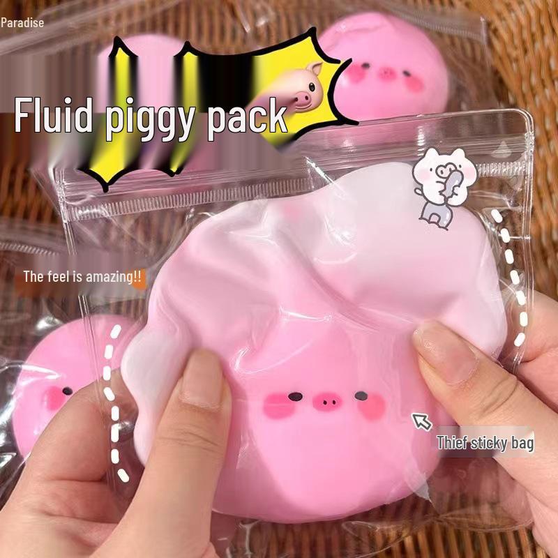 Slow Rebound Piggy Bun Stress Relief Squeeze Toy