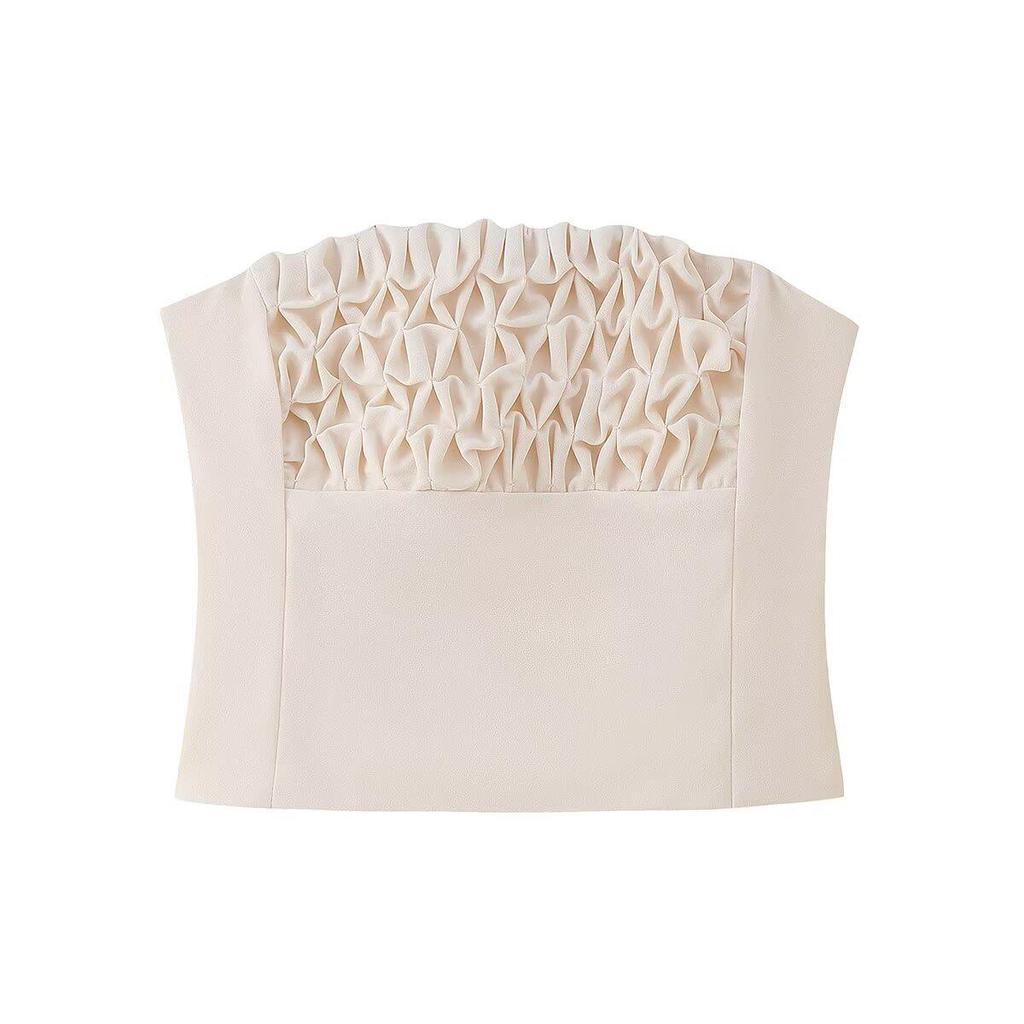 2025 Summer Women's European & American Style Floral Top & Slim Fit Midi Skirt Set