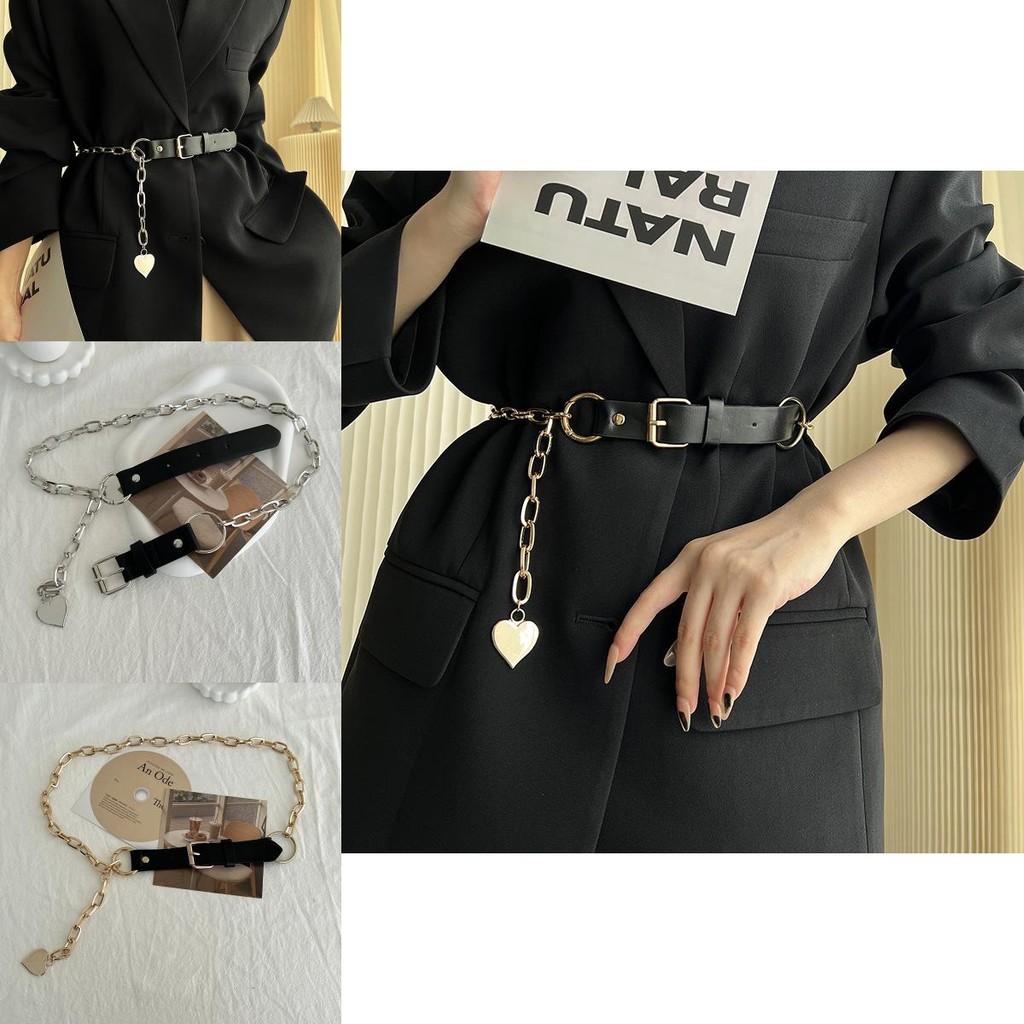 Fashionable Metal Chain Heart Belt Stunning Waist Chain Accessory For Women
