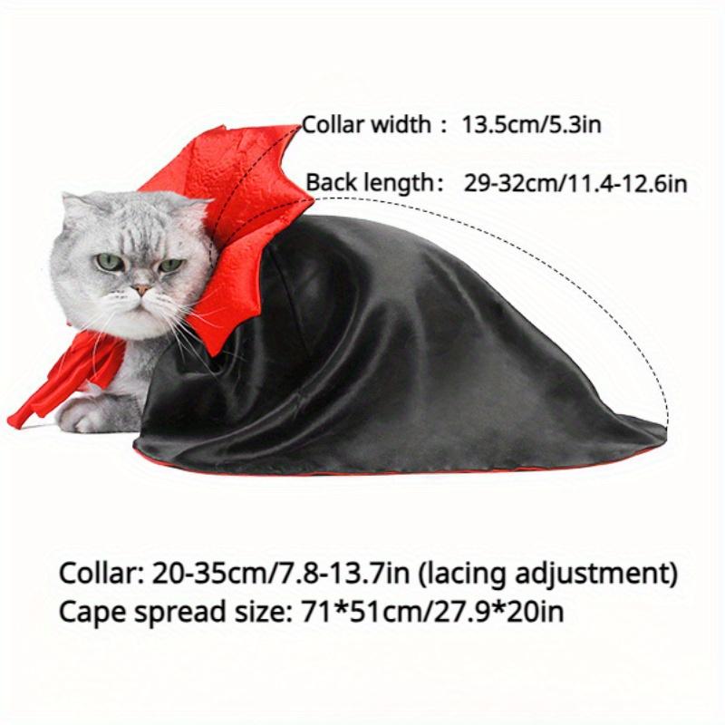 1Pc Halloween Pet Costumes Cute Cosplay Vampire Cloak for Small Dog Cat Kitten Puppy Dress Kawaii Pet Clothes Cat Accessoties