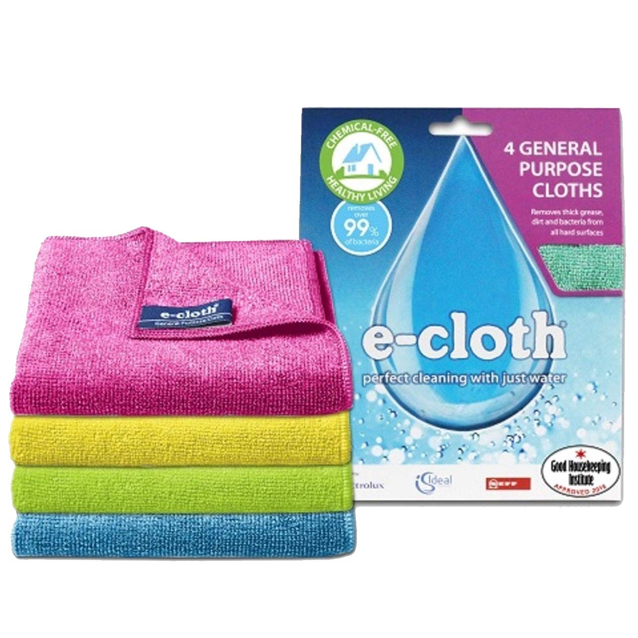 

Lacuna High Performance Cloth Set No detergent Removes dirt with microfiber table dish kitchen cleaning window glass cloth [e-colth 4-Piece 76832]