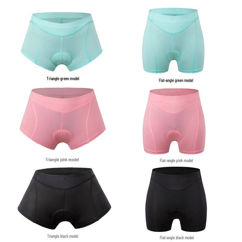 Jepozra Women's Thickened Silicone Cycling Shorts - Breathable, Quick-Drying Bike Pants