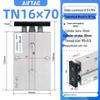 Airtac Double Shaft Pneumatic Cylinder TN16/TN25, Multiple Lengths (10-100mm)